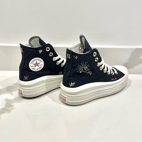 NEW Converse Chuck Taylor All Star High-Top Platform Sneakers (size 5 & 5.5) - Picture 3 of 6